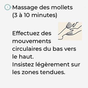 Auto-massage pour le drainage lymphatique