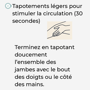 Auto-massage pour le drainage lymphatique