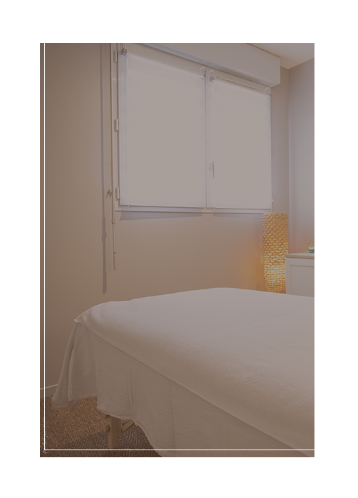 Tables de massage à l'institut massodeep