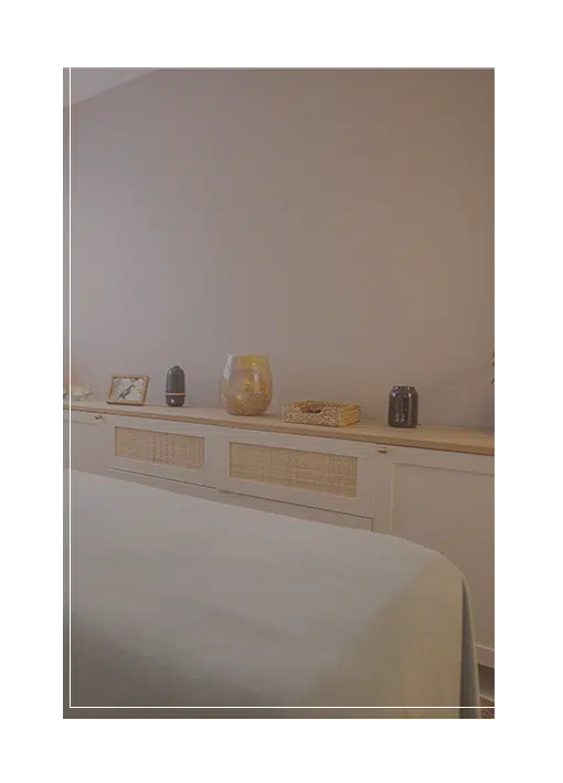 Tables de massage à l'institut massodeep