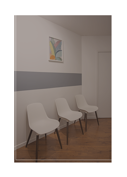 Salle d'attente de l'institut massodeep